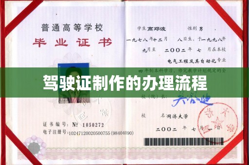 阿拉尔驾驶证制作的办理流程
