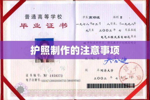 阿拉尔护照制作的注意事项