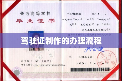阿拉尔驾驶证制作的办理流程