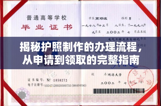 阿拉尔揭秘护照制作的办理流程，从申请到领取的完整指南
