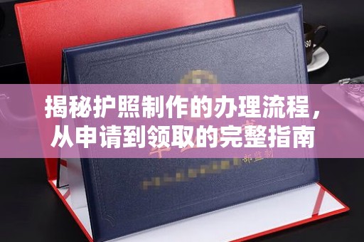 阿拉尔揭秘护照制作的办理流程，从申请到领取的完整指南