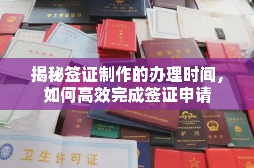 阿拉尔揭秘签证制作的办理时间，如何高效完成签证申请